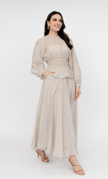  Valentina Skirt in Silver Cloud