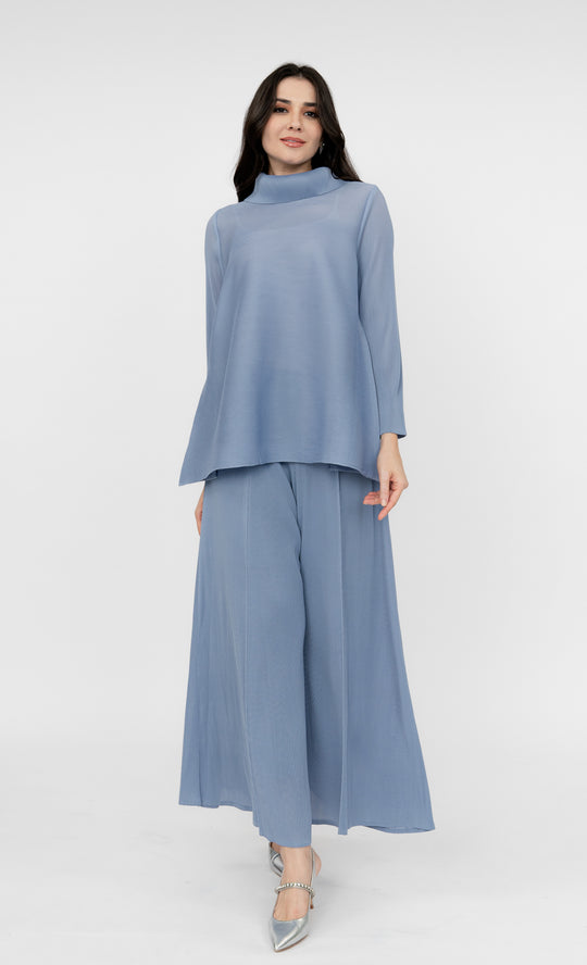 Miss Majestic Top in Cerulean Blue