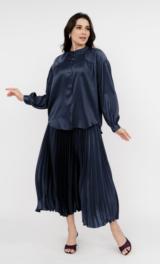 Natalia Top in Pageant Blue