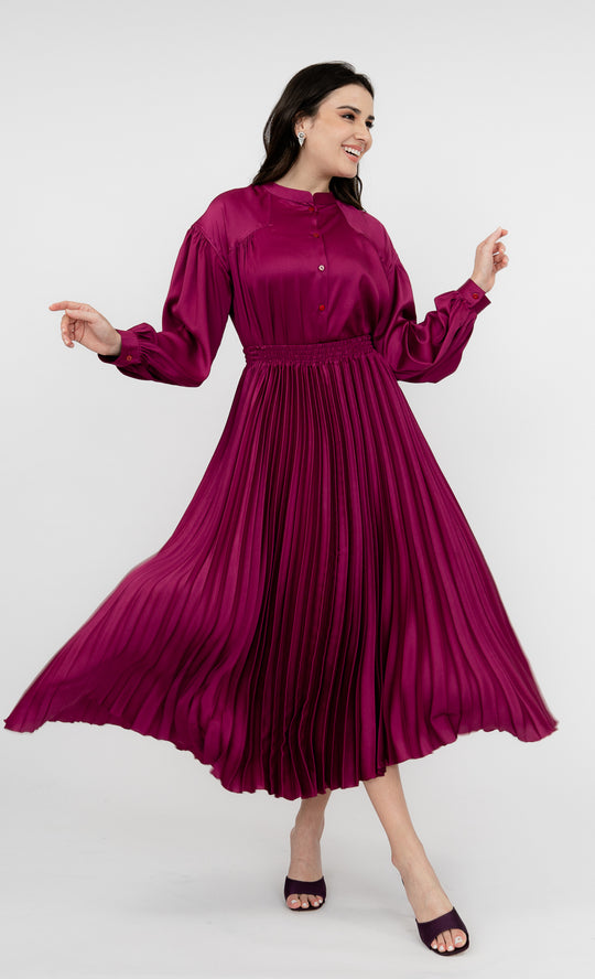 Natalia Skirt in Raspberry