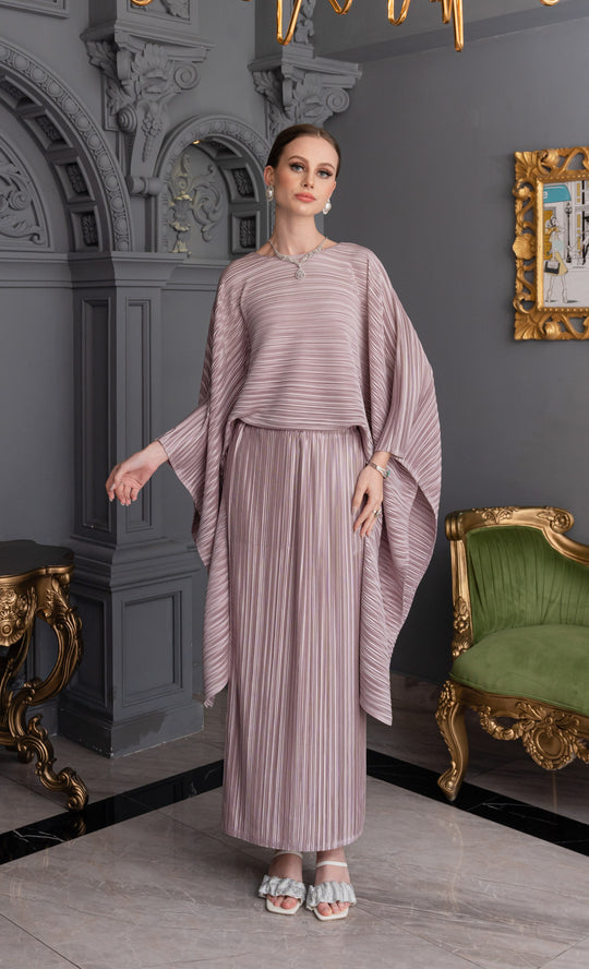 Miss Soleil Kurung in Cloud Lilac