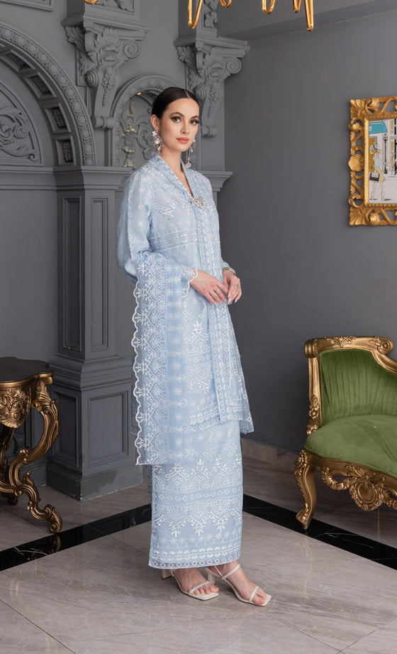 Grandeur Kebaya in Sky Blue