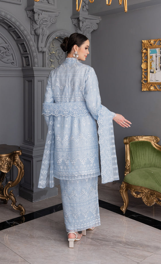 Grandeur Kebaya in Sky Blue