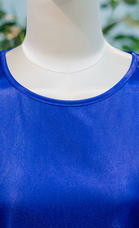 Miss Majestic Top's Inner in Royal Blue