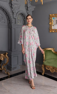  Amour Caftan in Ikat Lilac