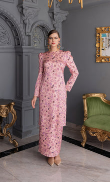  Blossom Kurung in Tropical Peach