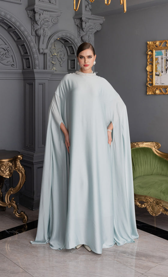 Lady Freya Dress in Skylight Blue