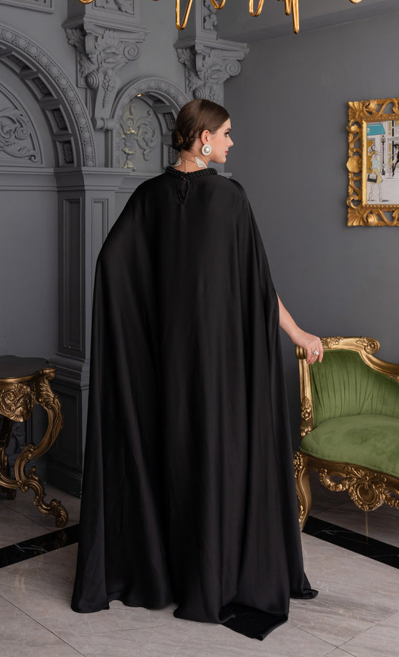Lady Freya Dress in Jet Black