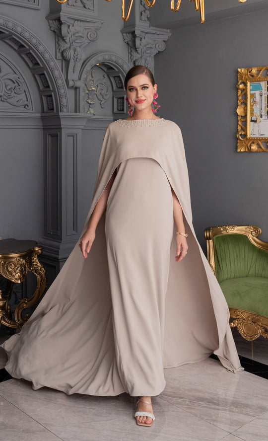 Lady Lucia Dress in Pale Olive