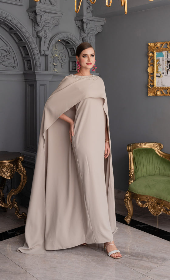 Lady Lucia Dress in Pale Olive