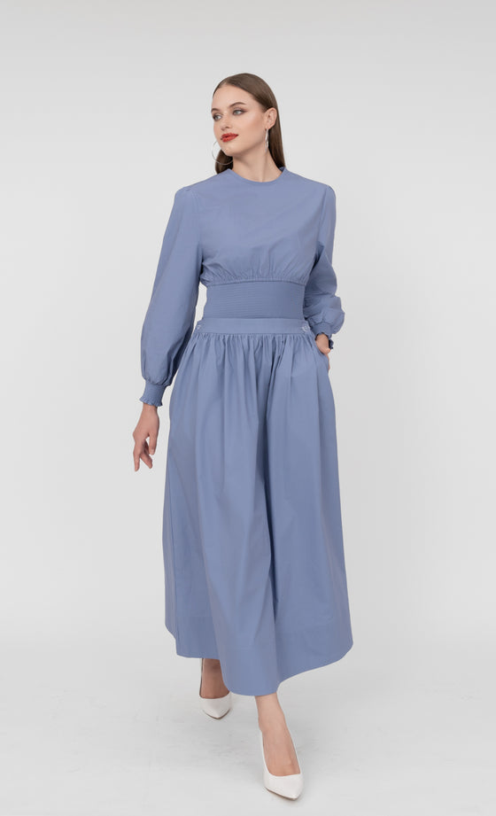 Victoria Skirt in Cerulean Blue