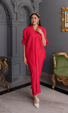  Miss Democracy Dress in Rouge Pink