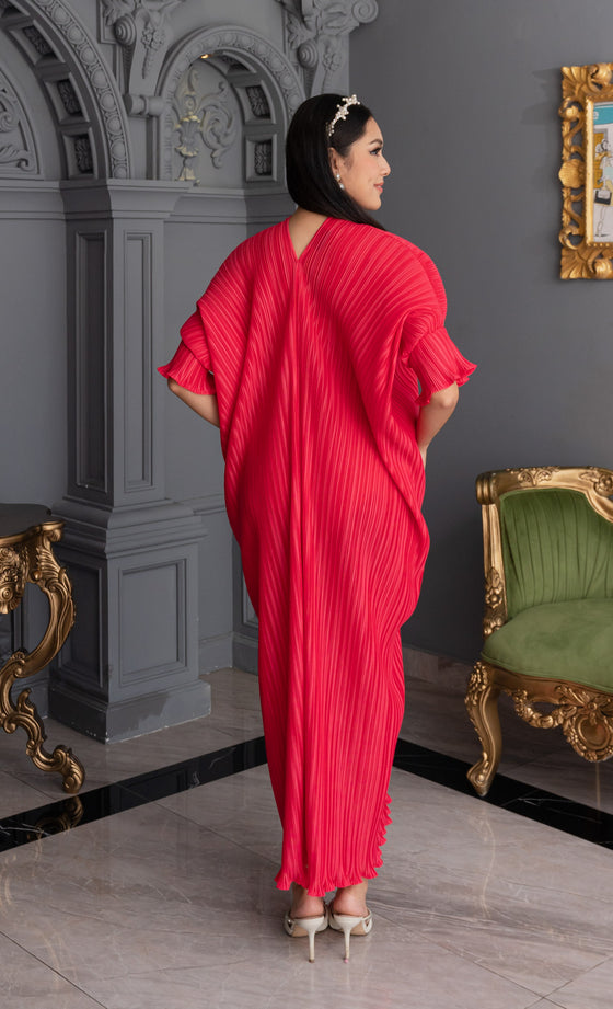 Miss Democracy Dress in Rouge Pink