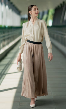  Miss Plush Skirt in Nude