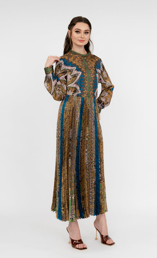 Luisa Skirt in Golden Palm