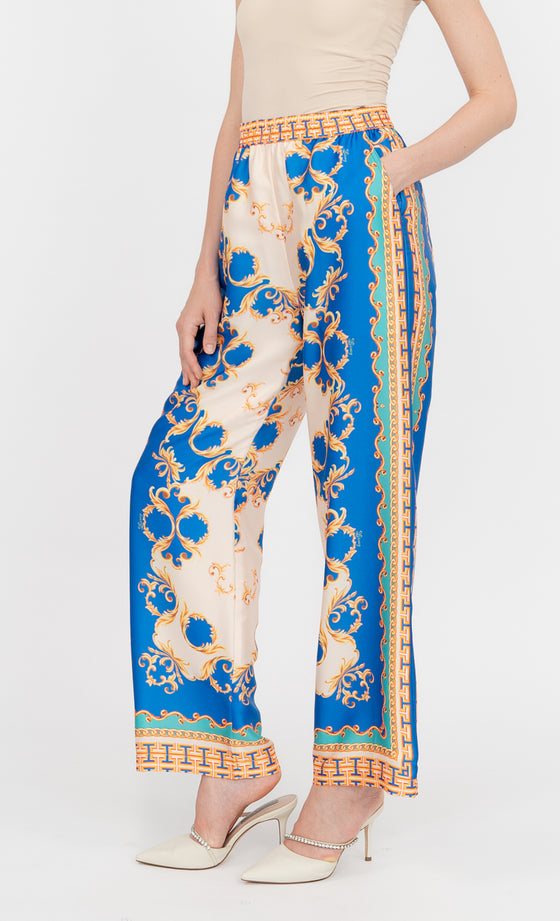 Gianna Pants in Brilliant Blue