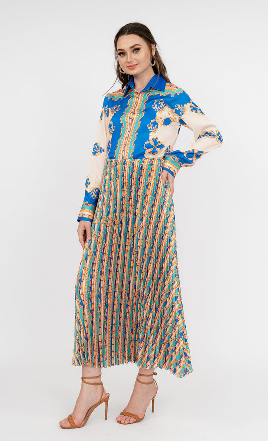 Gianna Skirt in Brilliant Blue