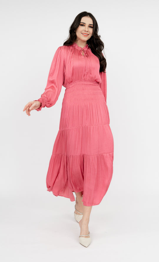 Estella Dress in Chateau Rose