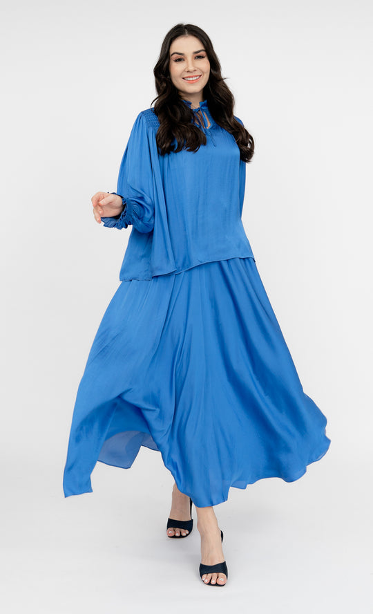 Estella Skirt in French Blue