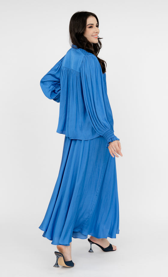 Estella Skirt in French Blue