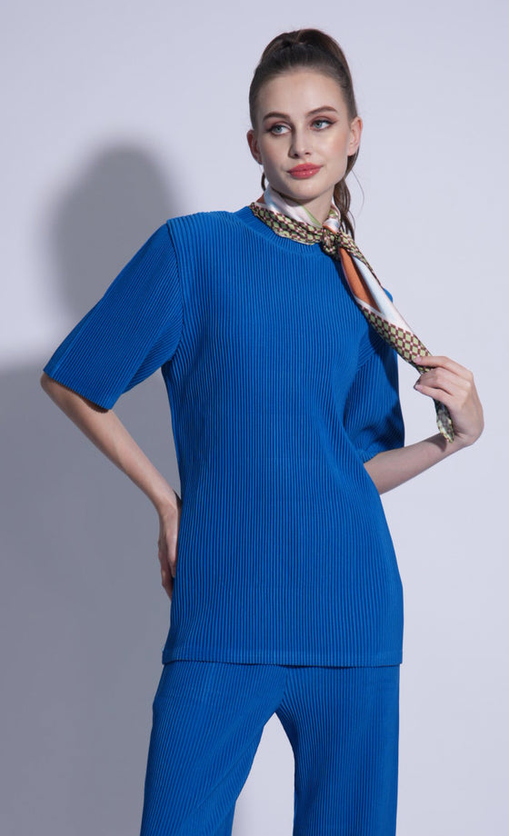 Miss Dandy Top in Swedish Blue