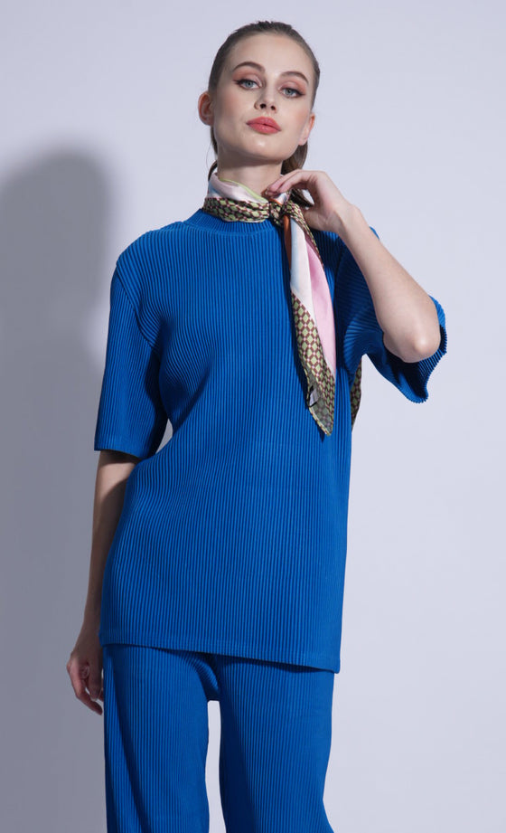 Miss Dandy Top in Swedish Blue