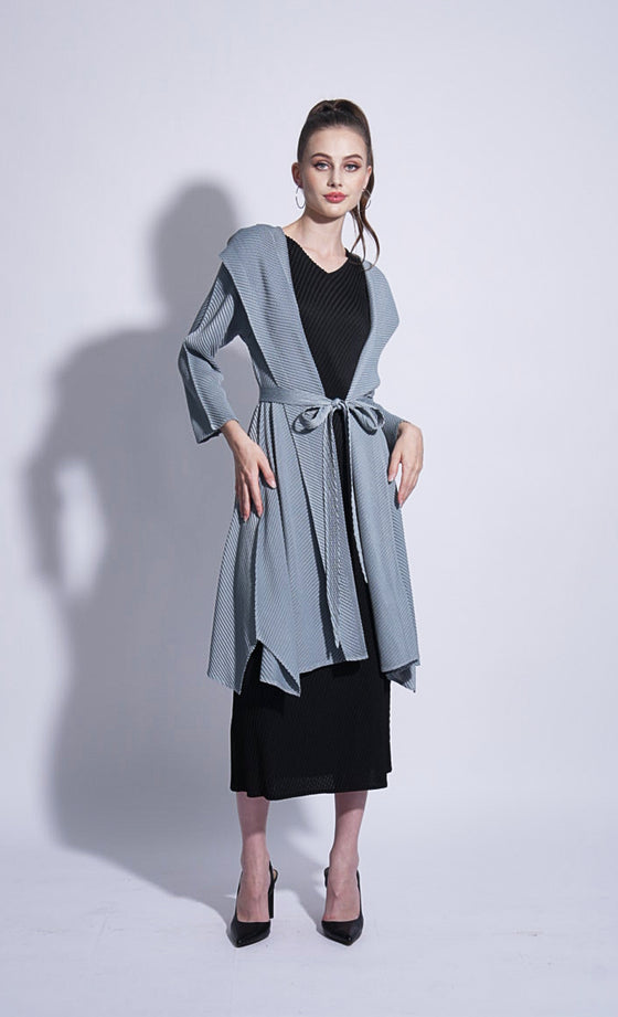 Miss Elevate Hooded Cardigan in Ultimate Grey