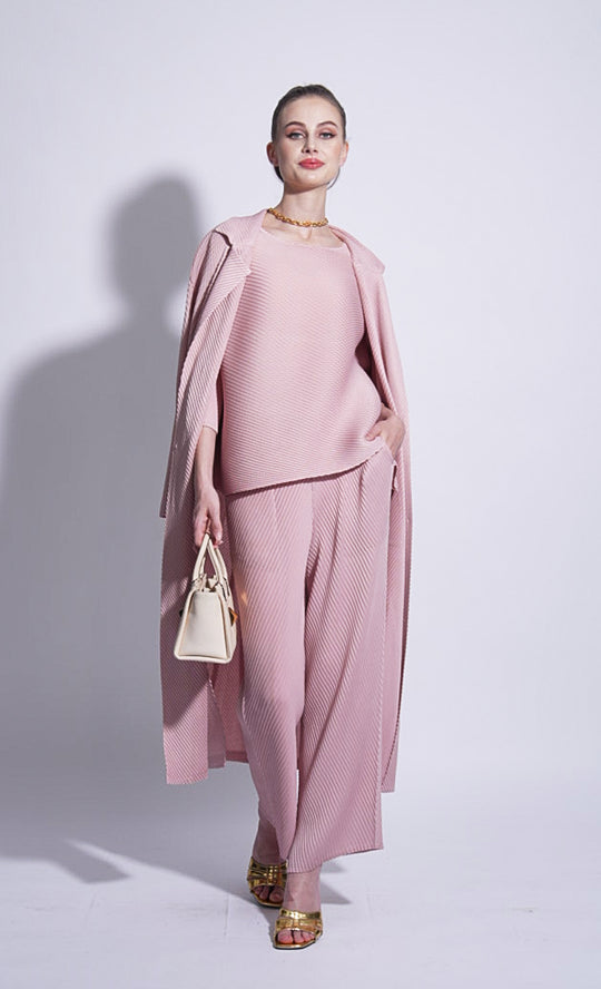 Miss Elevate Coat in Blush Peach