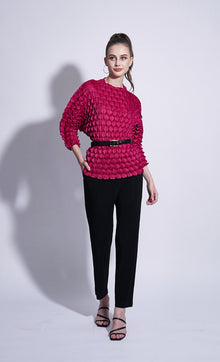  Miss Dynamic Top in Crimson Pink