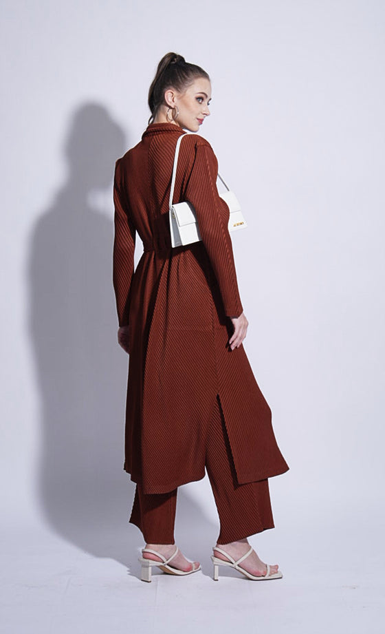 Miss Elevate Coat in Sienna Brown