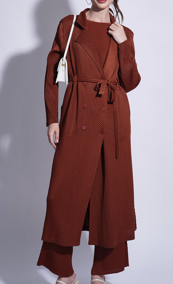 Miss Elevate Coat in Sienna Brown