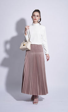  Miss Eminent Skirt in Light Taupe