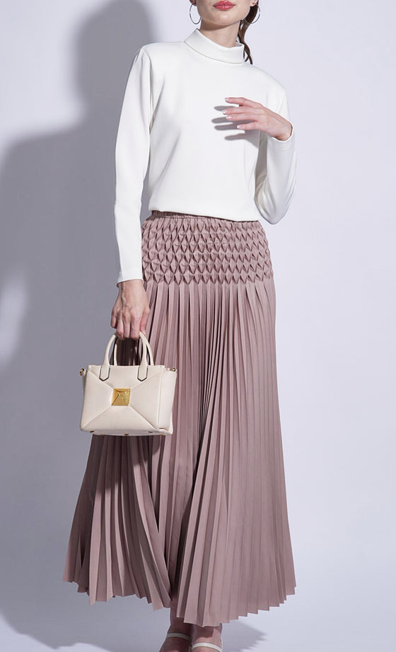 Miss Eminent Skirt in Light Taupe