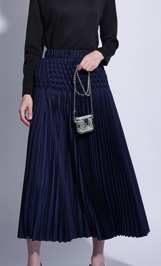 Miss Eminent Skirt in Midnight Blue