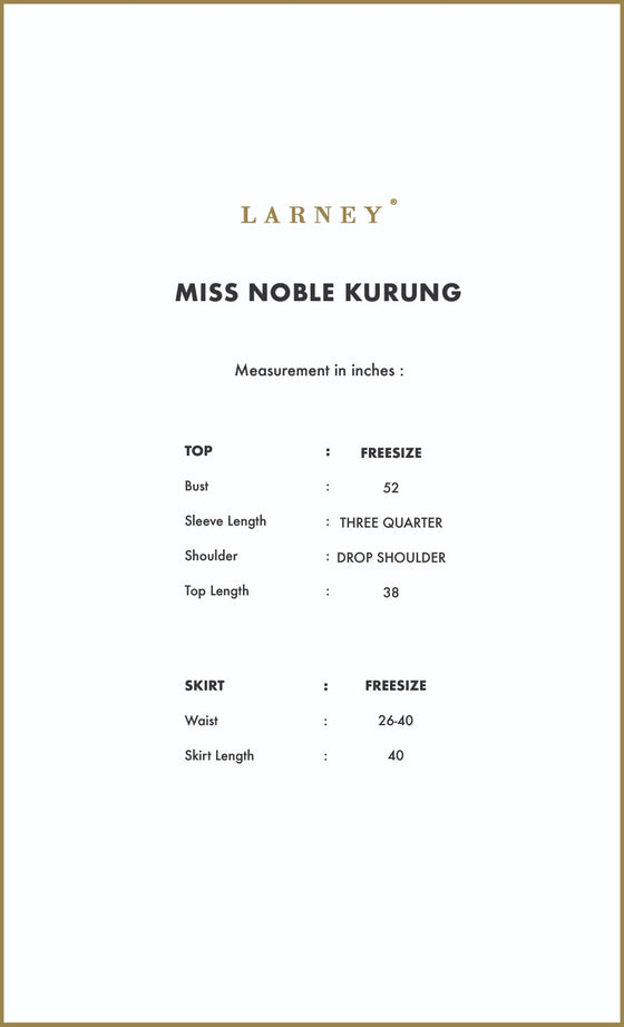 Miss Noble Kurung in Whisper White