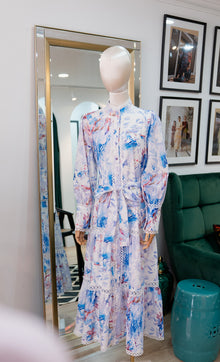  Willow Dress in Floral Blue