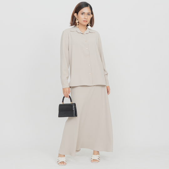 Elnara Skirt in Pale Olive