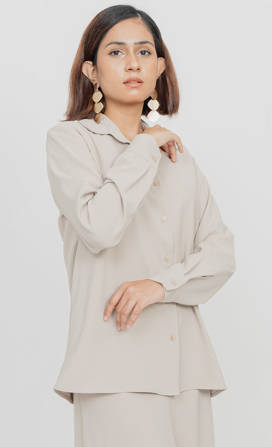 Elnara Shirt in Pale Olive