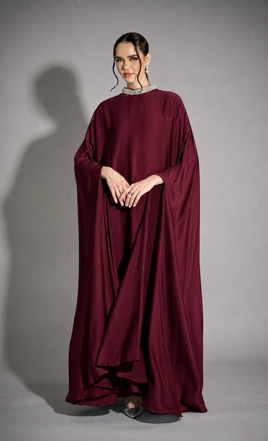 Lady Freya Dress 3.0 in Maroon