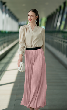  Miss Plush Skirt in Sepia Rose