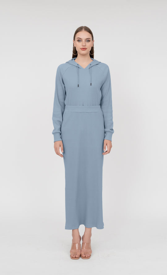 Ivana Skirt in Winter Sky