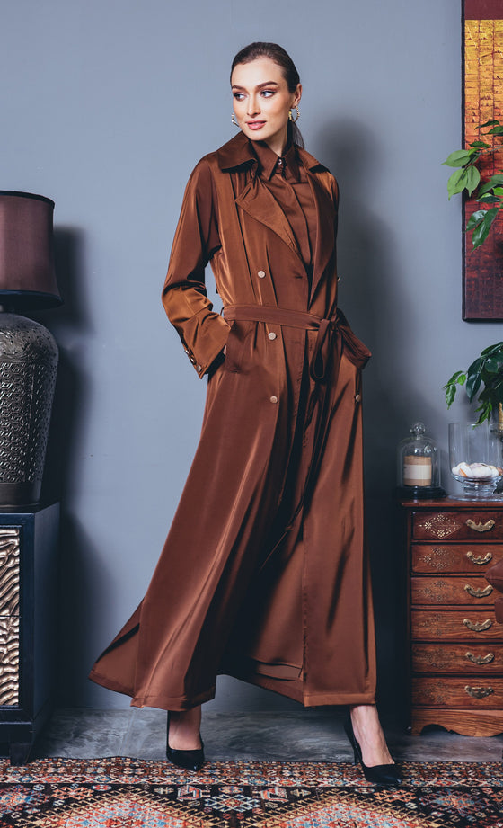 Daphne Coat in Brown