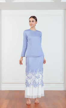  Refresh Embroidery Kurung 2.0 in Medium Blue