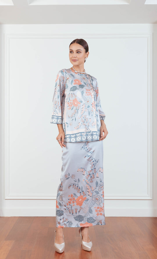 Lockdown Kurung in Grey