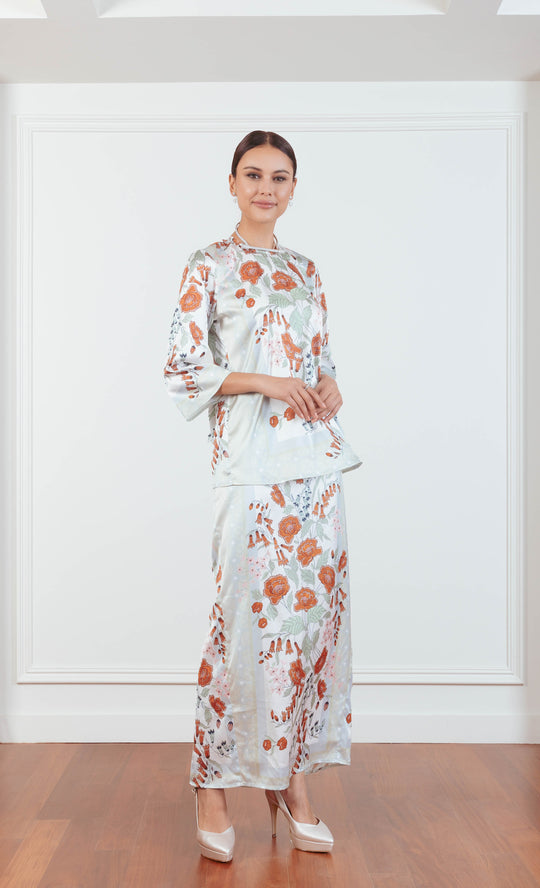 Lockdown Kurung in Mint