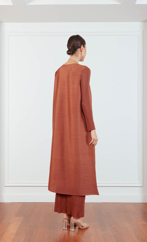 Miss Classy Kurung in Brown