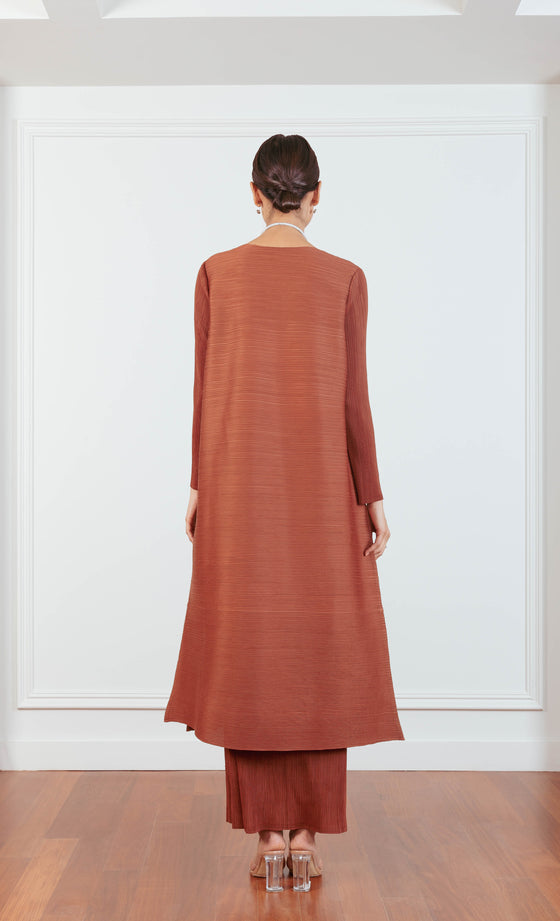 Miss Classy Kurung in Brown