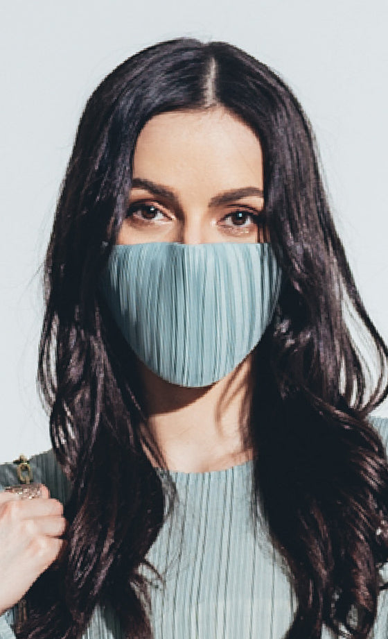 Freedom Pleated Mask in Mint