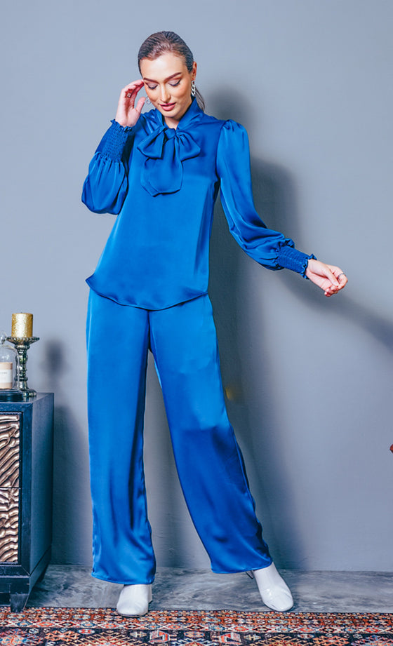 Marienne Pants in Sapphire Blue