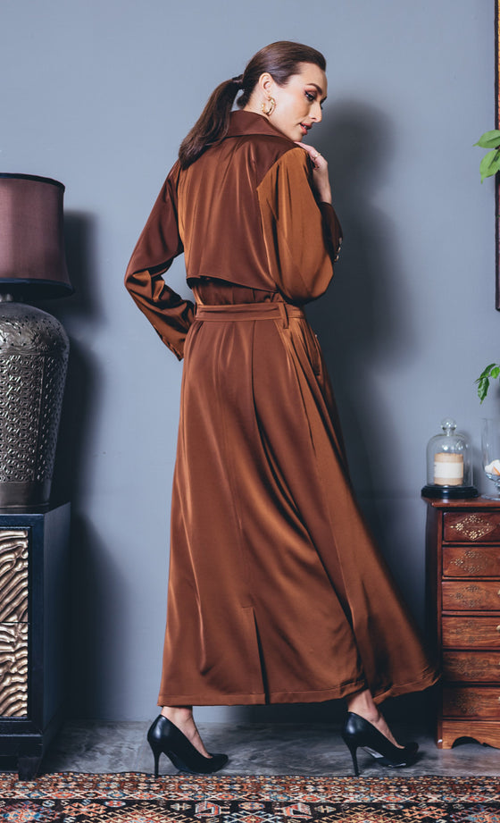 Daphne Coat in Brown